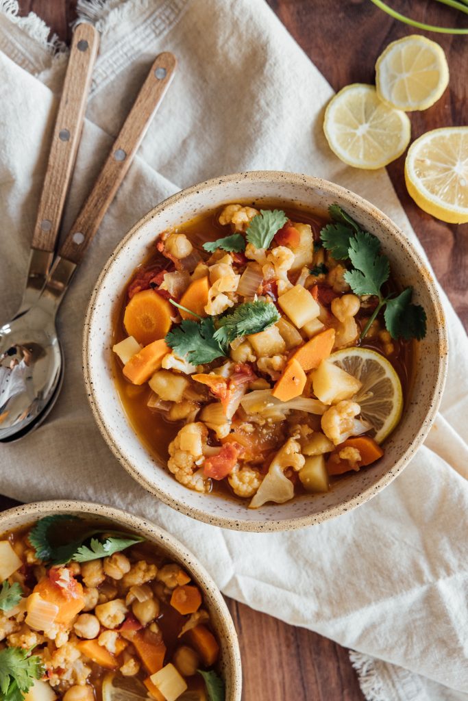 vegetarian chickpea stew