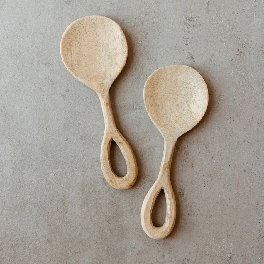 MangoWoodServingSpoons