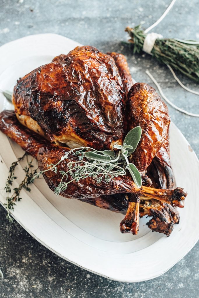 brined roast turkey_thanksgiving menu planning