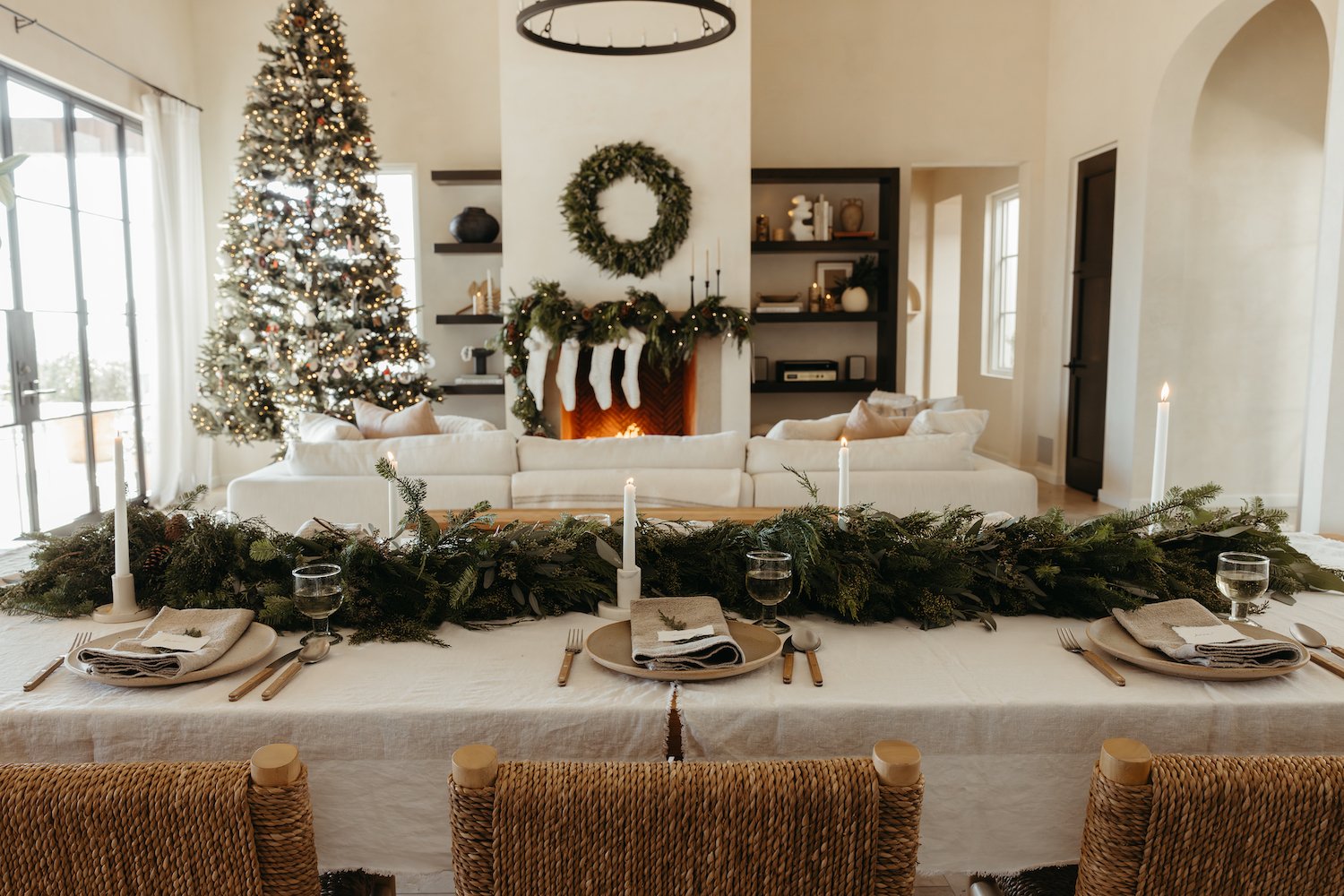 Get Inspired By My 2023 Scandinavian Holiday Tablescape