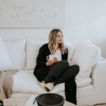 Janessa Leone drinking tea
