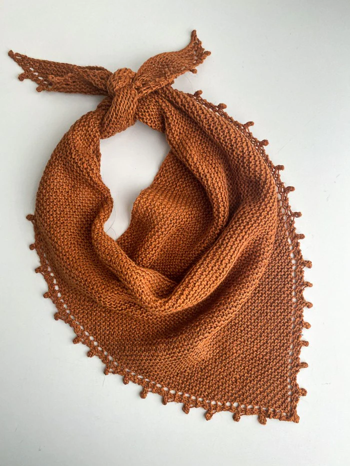 DIY Knit Bandana
