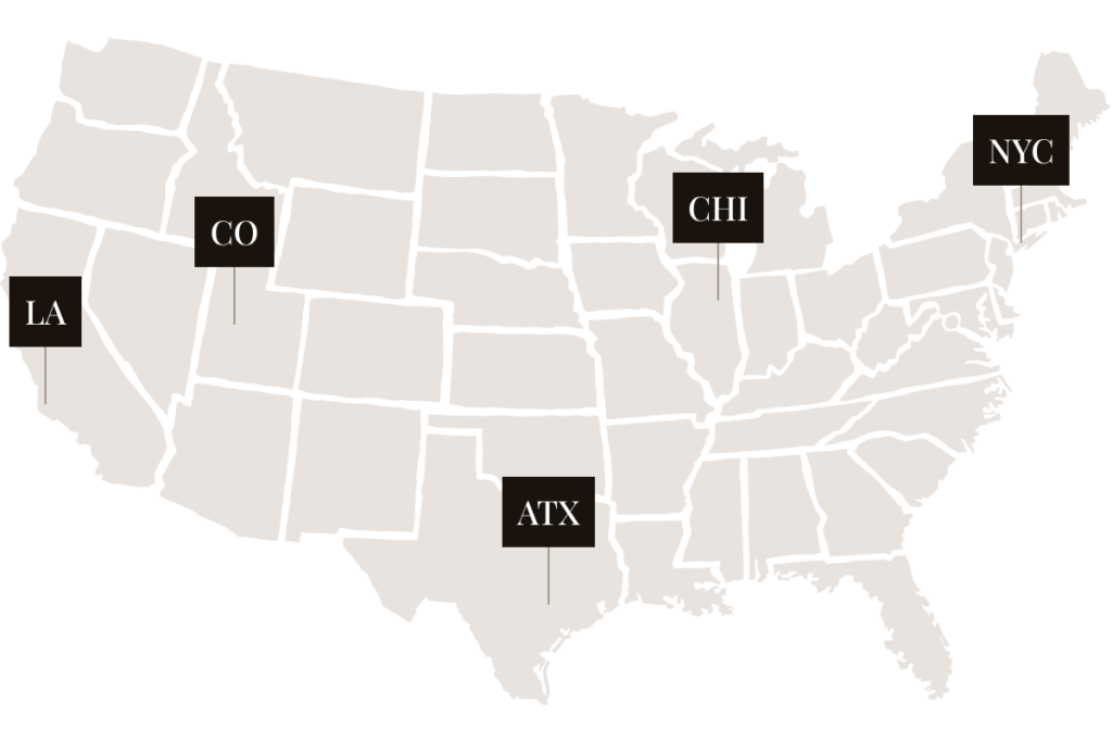 Locations Map graphic