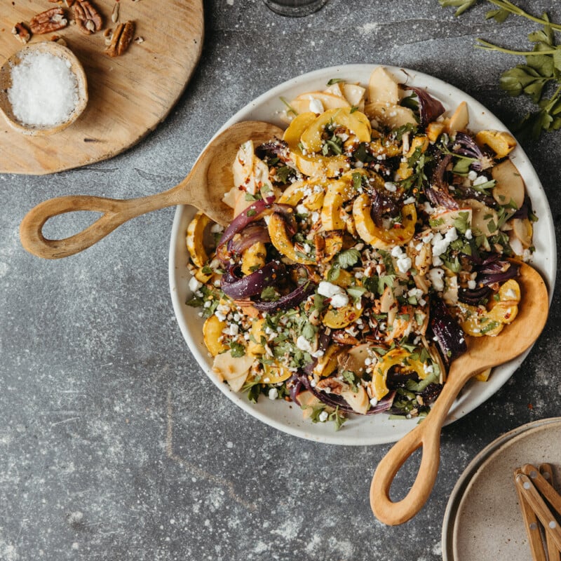 Squash and farro salad_how to keep liver healthy