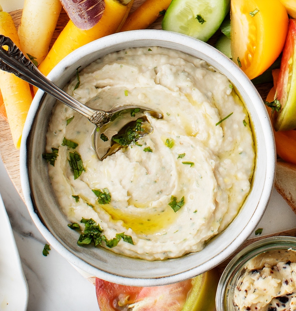 white bean dip