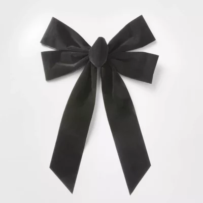 11" Velvet Christmas Bow