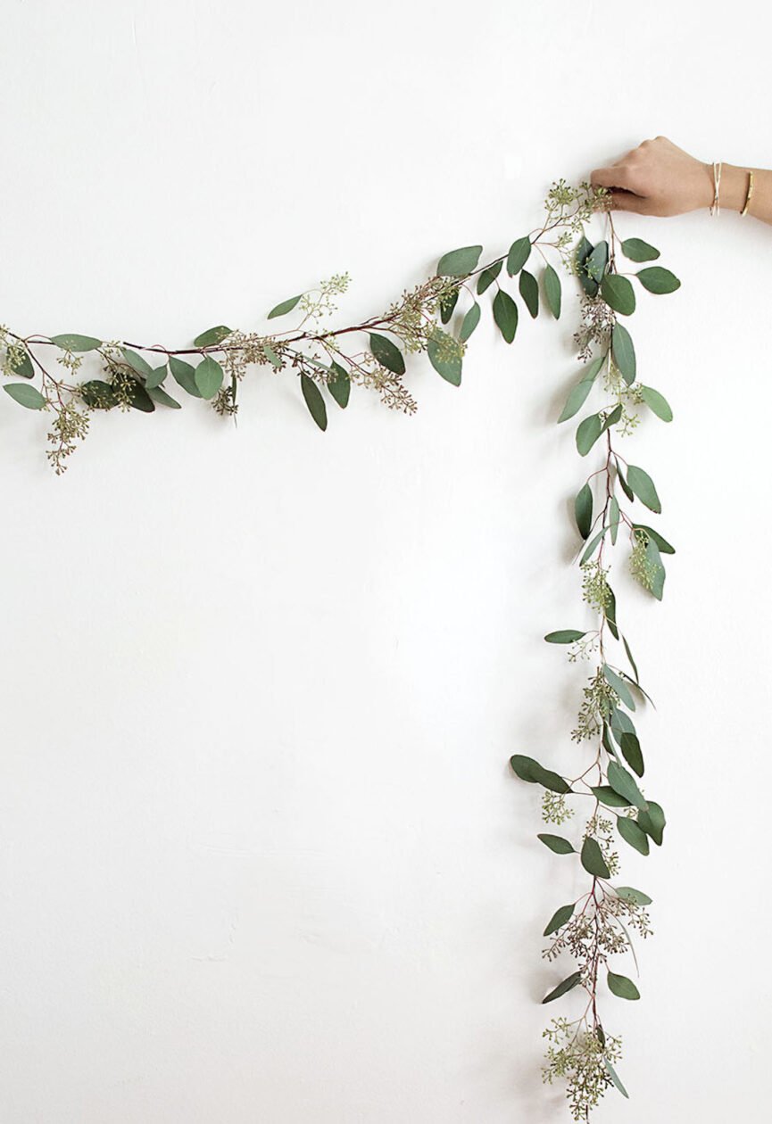 DIY Eucalyptus Garland From Homey Oh My