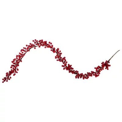 Red Berries Artificial Winter Christmas Garland