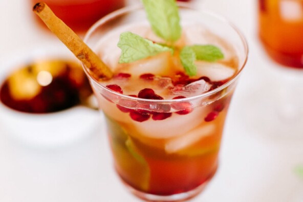 pomegrante spice cocktail