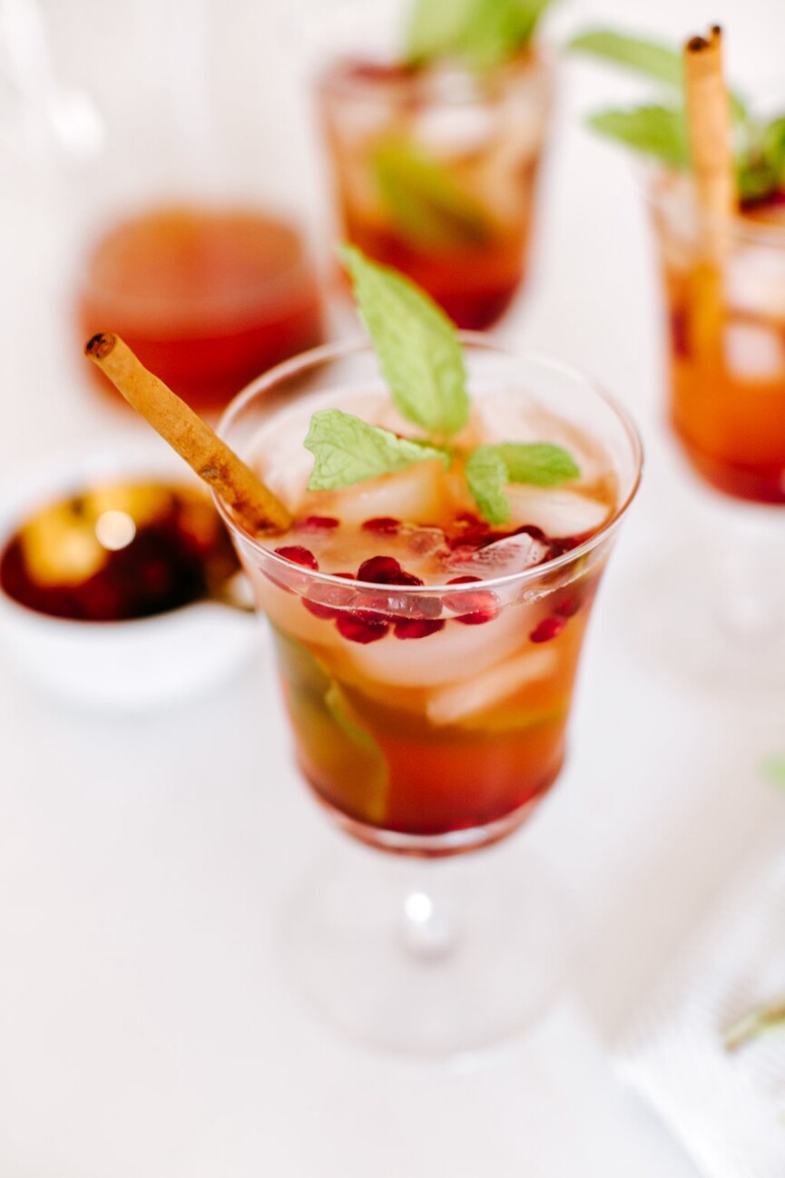 pomegrante spice cocktail