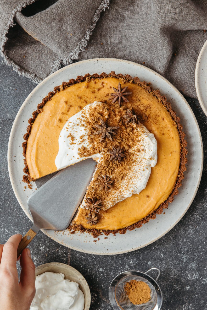 gingersnap pumpkin pie_2023 best recipes