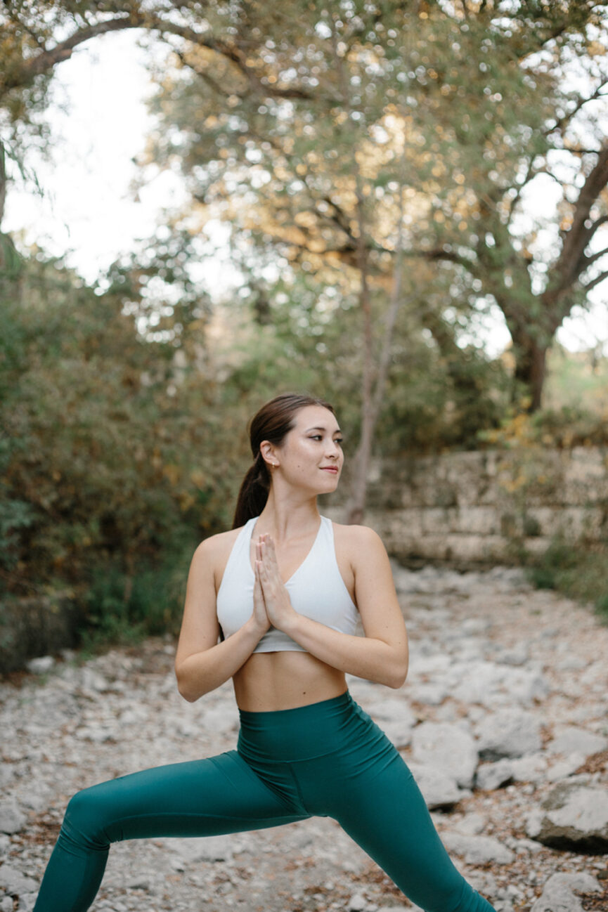 Woman doing yoga 