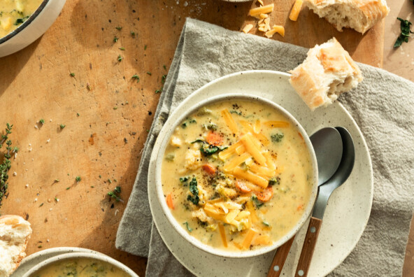 easy healthy broccoli cheddar soup