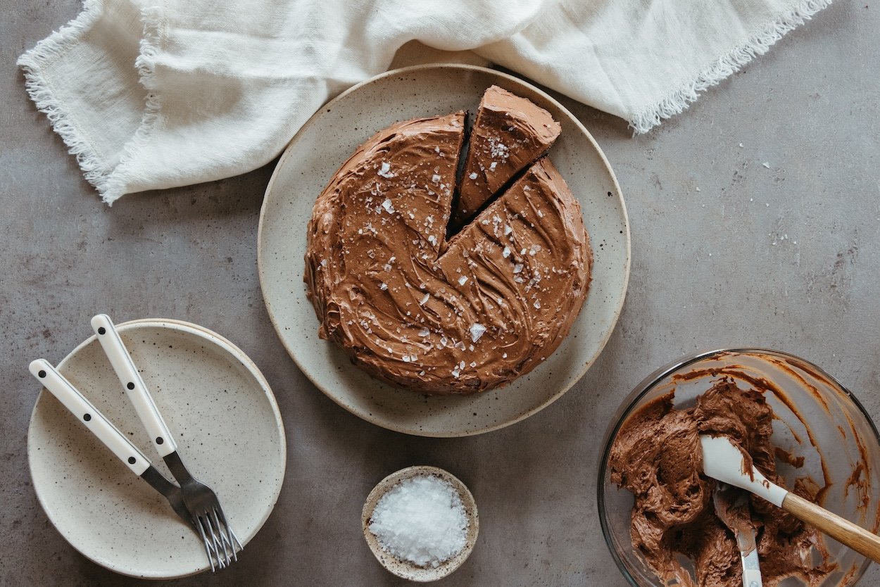 A One-Bowl Salted Chocolate Cake (That Happens to Be Gluten and Grain-Free, Too)