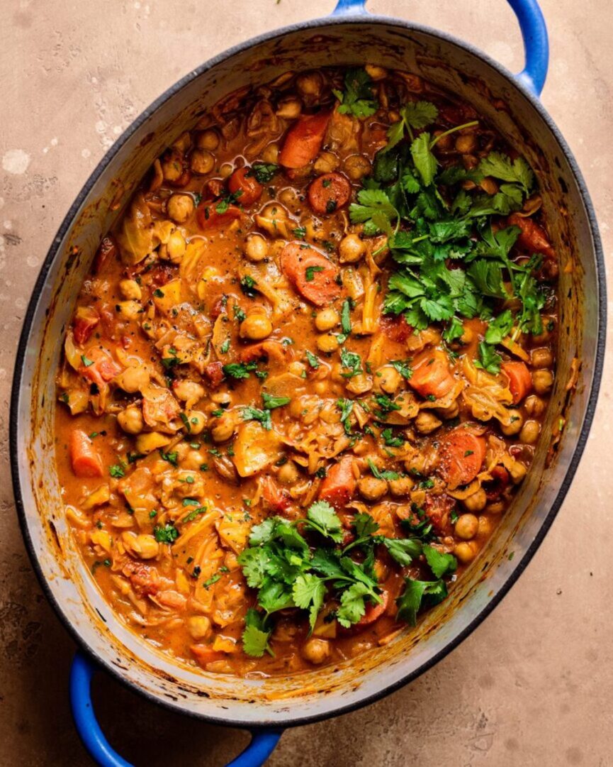 Braised Indian Chickpea Stew