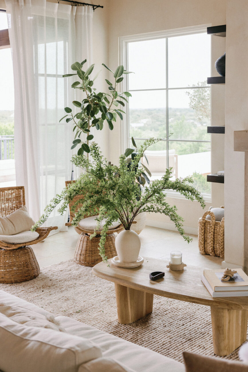 Clean living room.