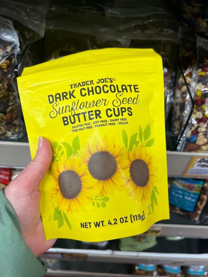 Dark Chocolate Sunflower Seed Butter Cups