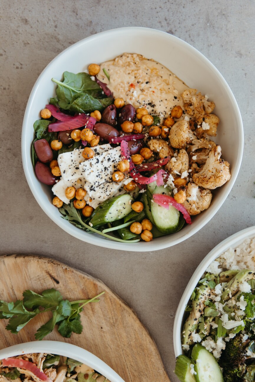 nourish bowl, veggie bowl, grain bowl, healthy lunch
