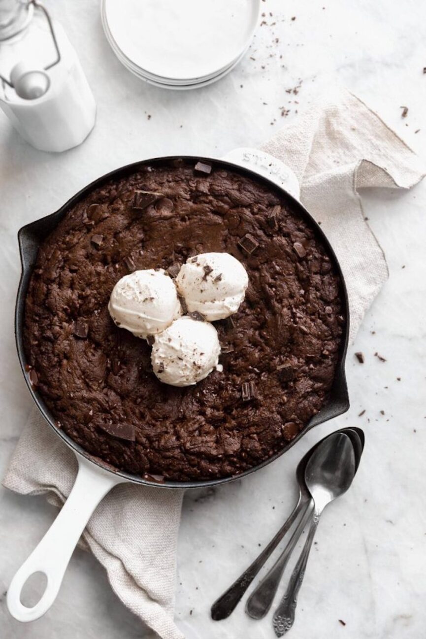 Double Chocolate Cookie Skillet