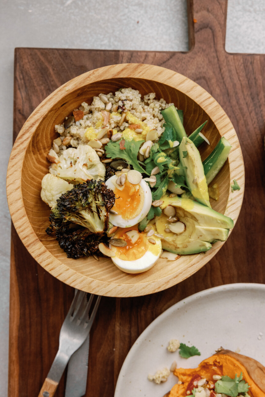 meal prep egg bowl