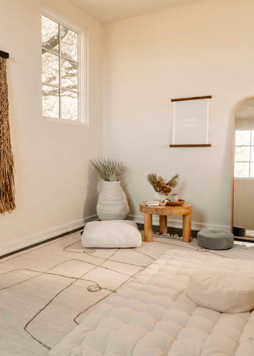 Camille styles meditation room