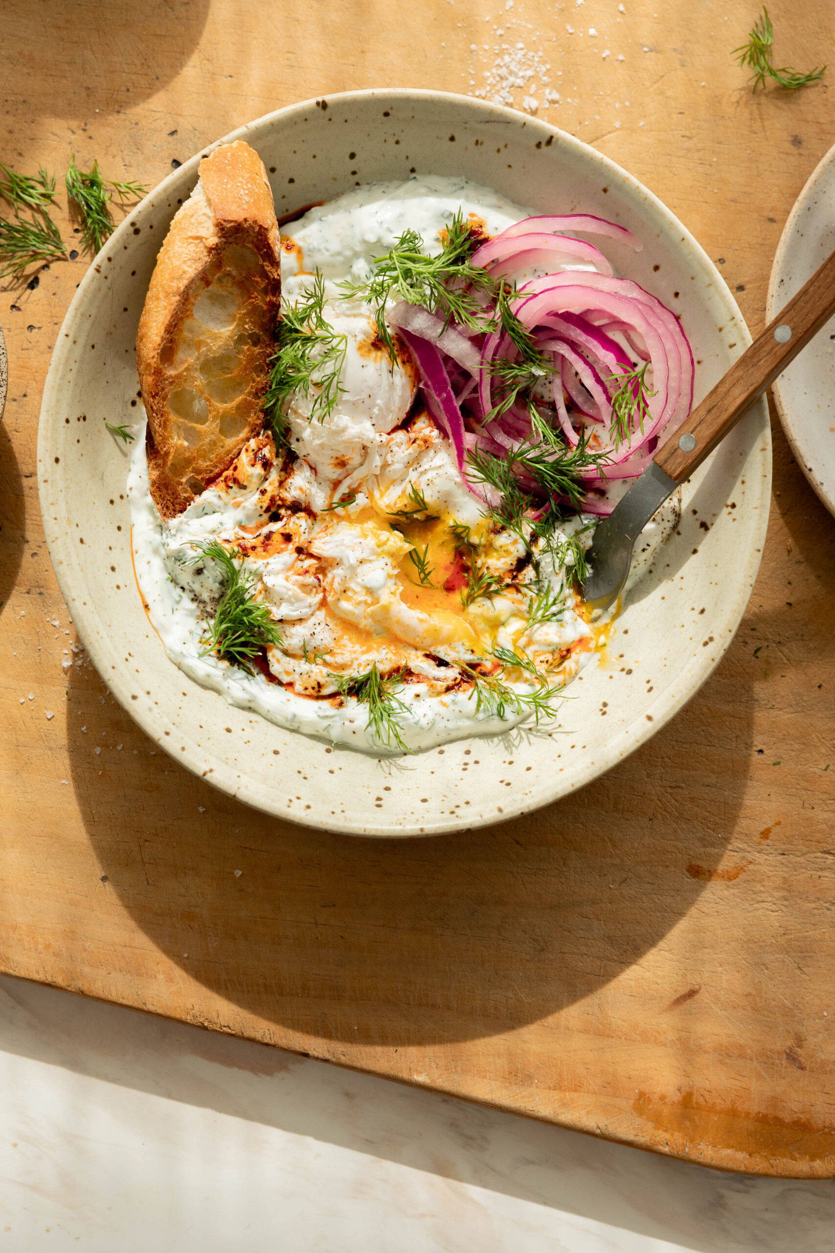 Spicy Turkish Eggs Breakfast Bowl