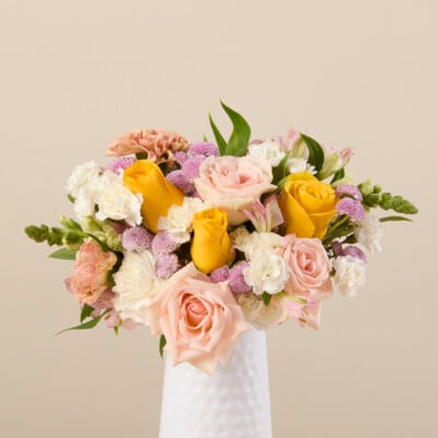 Buttercream floral arrangement, The Bouqs Co
