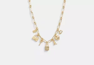 Coach Iconic Charm Chain Necklace