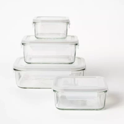 Figmint Glass Food Storage Container Set
