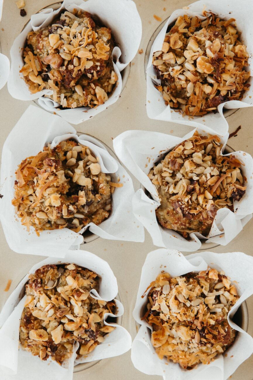 muffins de calabacín sin cereales