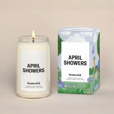 Homesick April Showers Candle