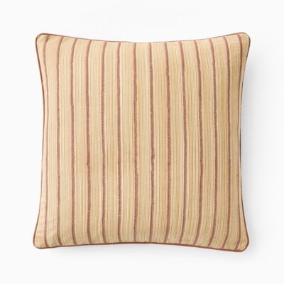 Striped pillow, West Elm