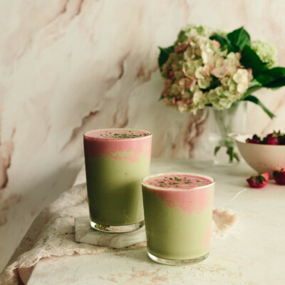 morning matcha smoothie