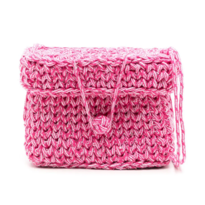 Nannacay Roge Crochet Knit Shoulder Bag