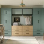 sage green closet design