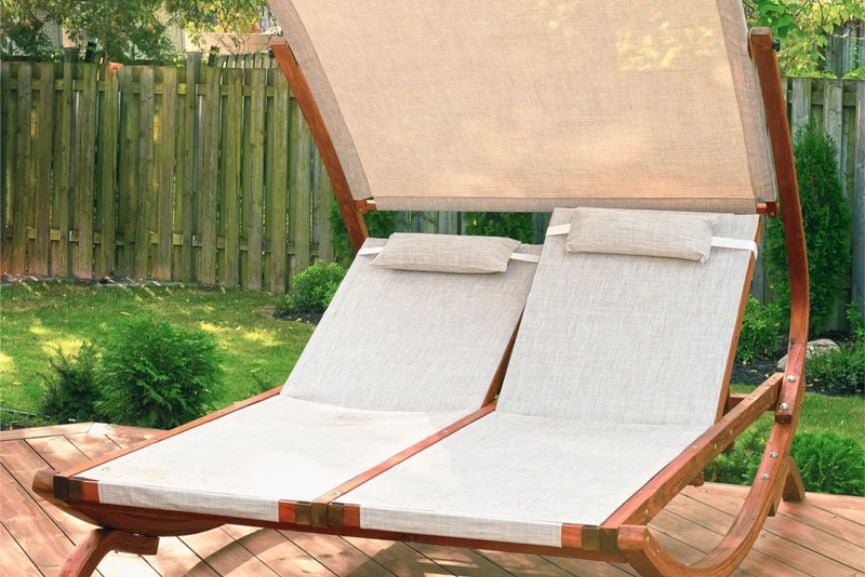 Leisure Season Outdoor Chaise Lounge