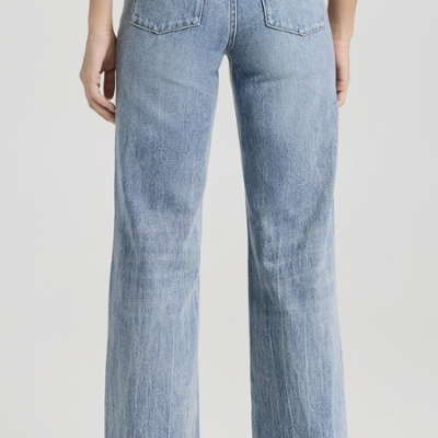 Alice + Olivia Weezy High Rise Wide Leg Jeans