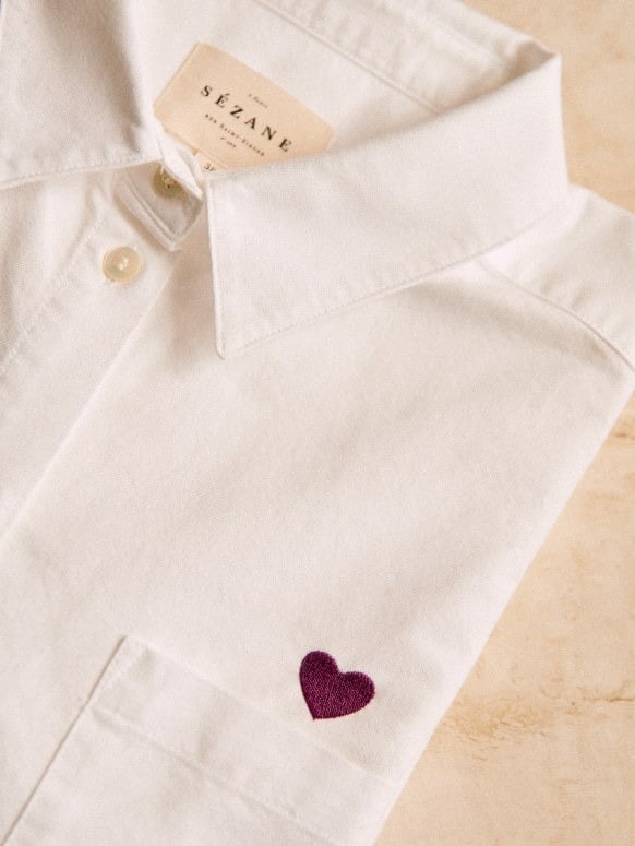 Personalized Mothers Day Gift Embroidered Button Down