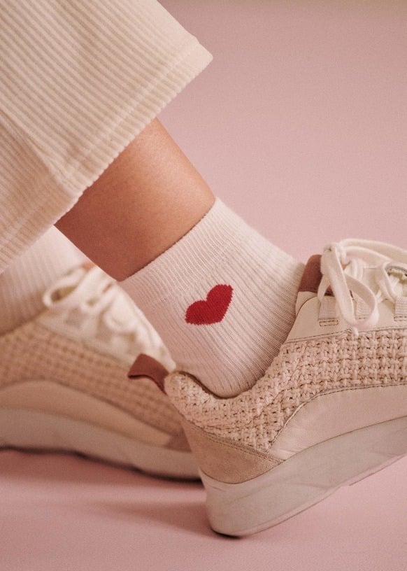 Sezane Heart Socks