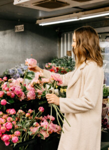 Camille Styles flower market.