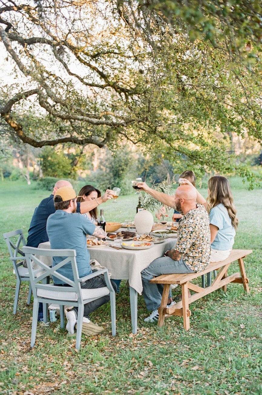 “Good Company and Good Food”—The Couple Behind Scratch Restaurants Hosts a Backyard Dinner Party at Home