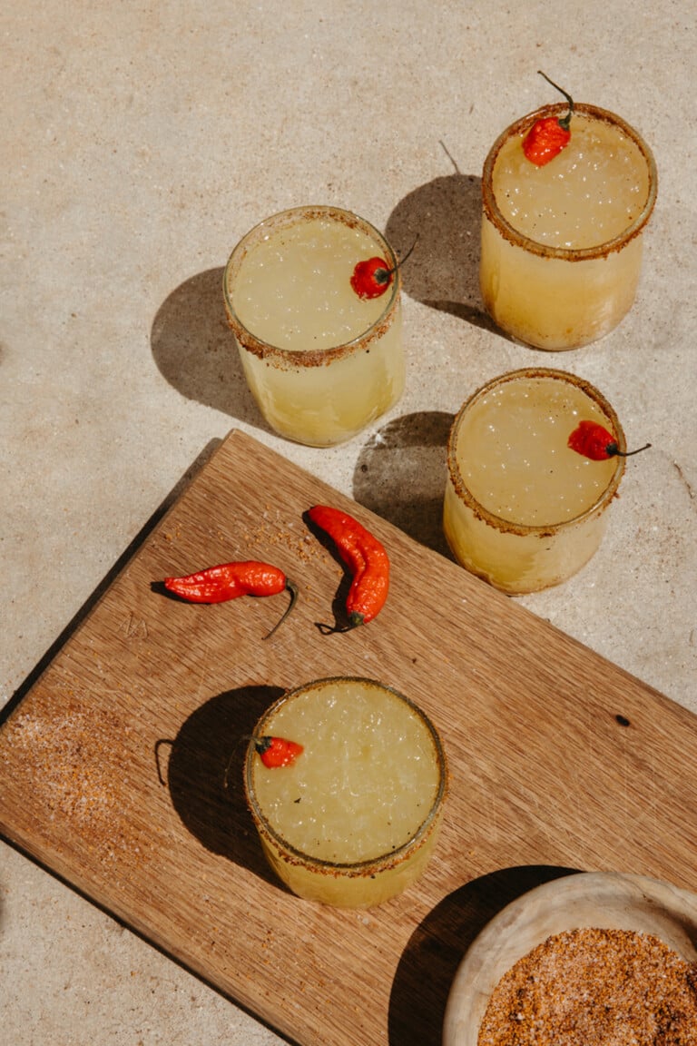 Spicy margarita recipe.
