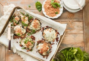stuffed portobello mushrooms