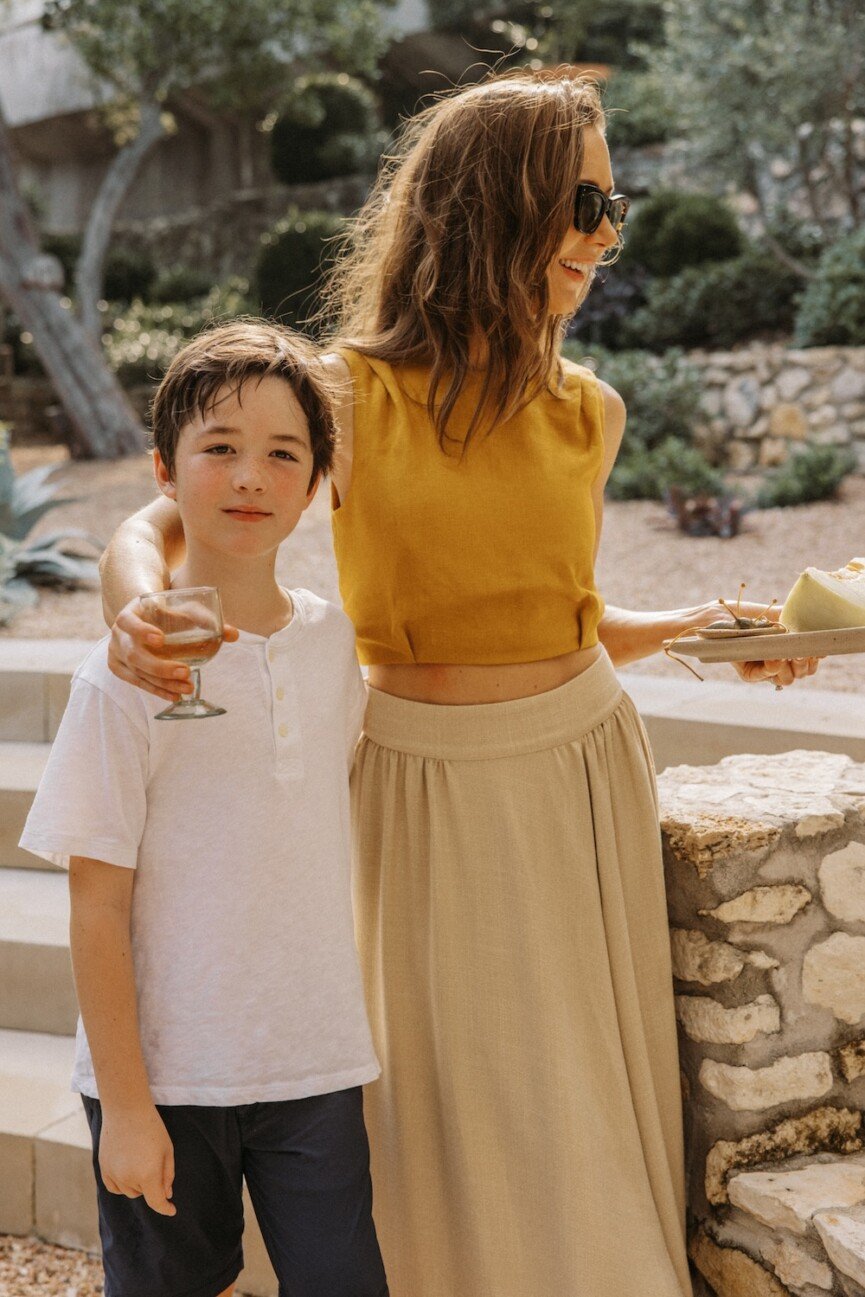 summer entertaining tips-camille and henry kids