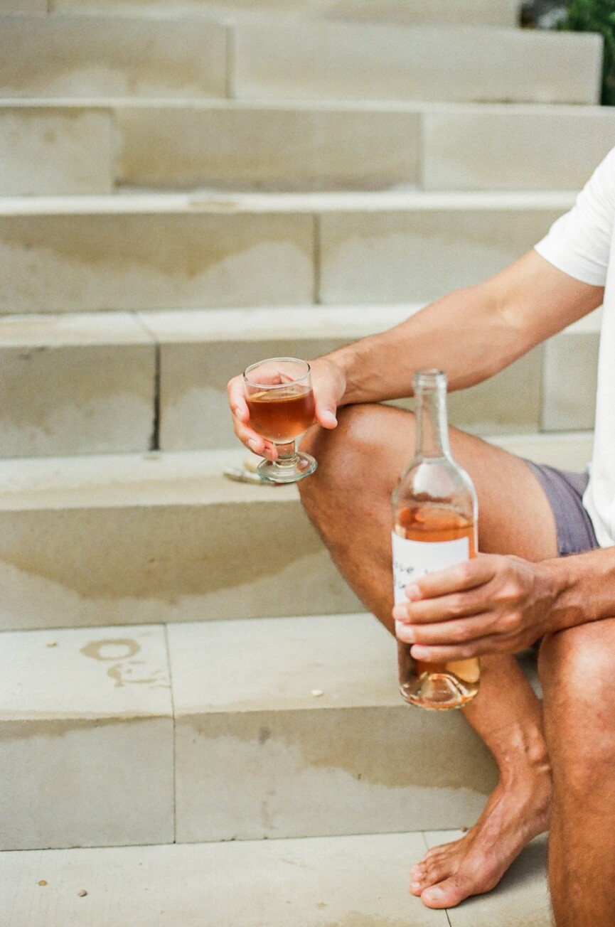 consejos entretenidos de verano: copa de vino rosado