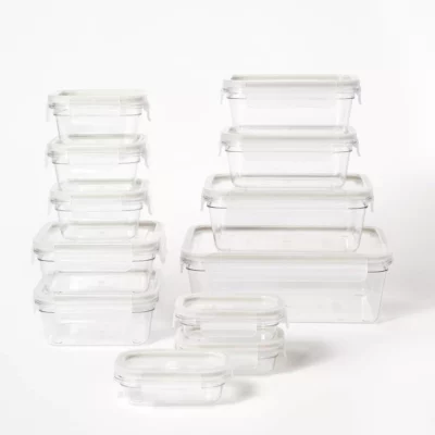 Plastic Food Storage Container Set