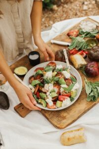 avocado caprese salad_barbecue appetizers