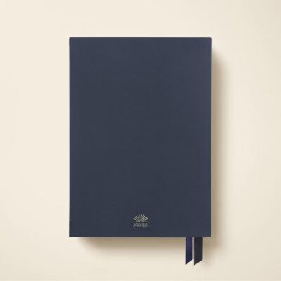papier leather notebook