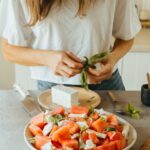 Spicy watermelon feta salad_gluten-free lunch ideas