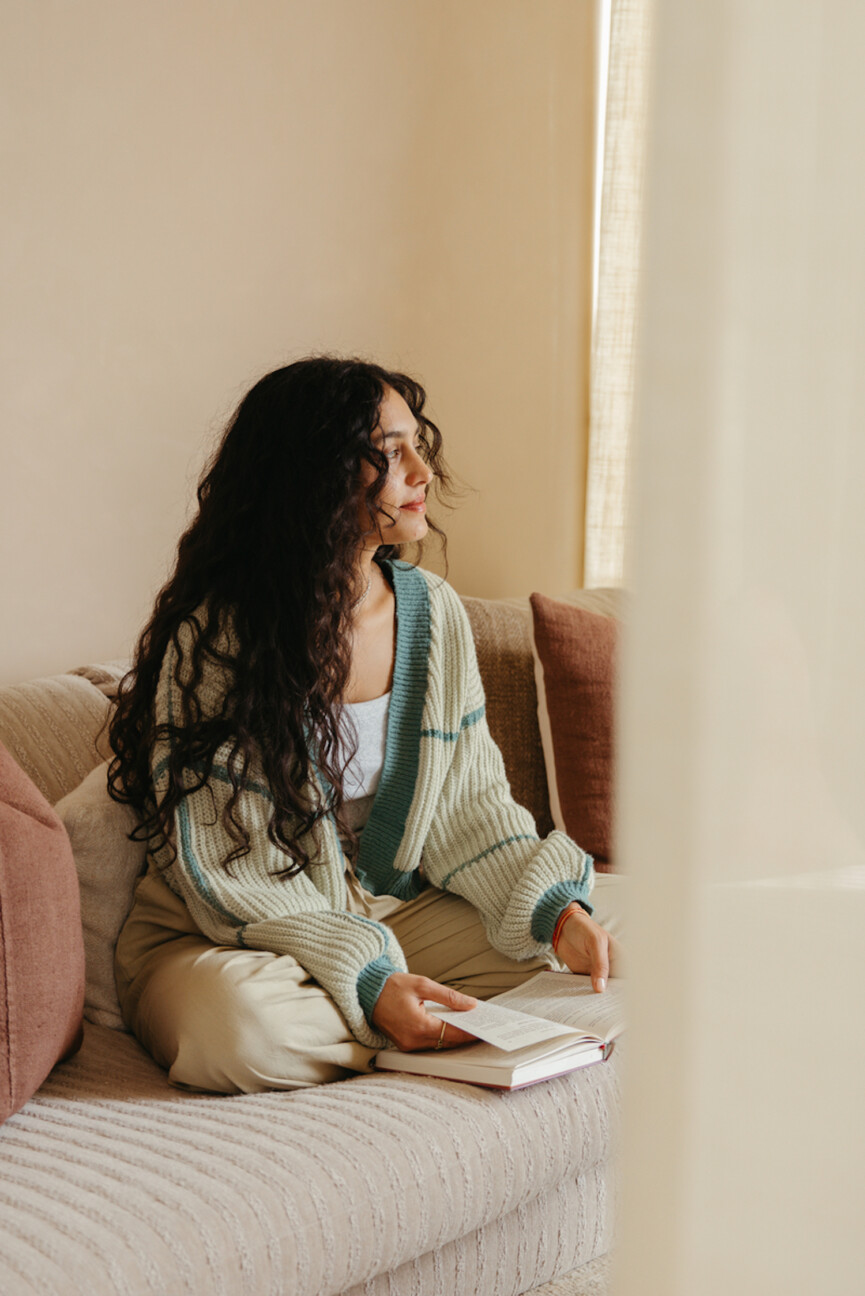 Radhi Shetty reading.